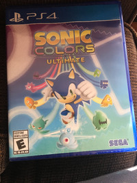 PS4 Sonic Ultimate Colours Game