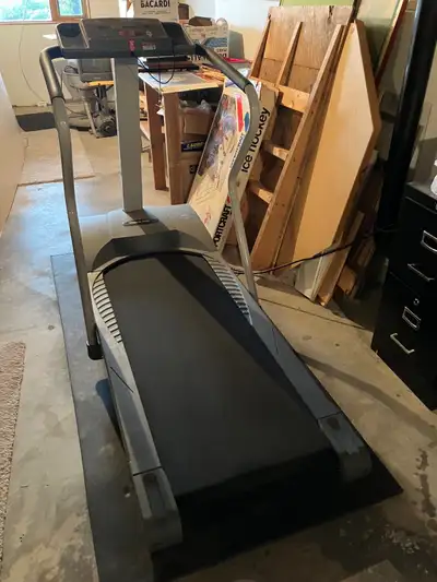 Trimline Treadmill. I had good intentions a few years back but interest waned. It's a good machine b...