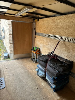 2023 - 7'wide x 16'long Pace American Enclosed Trailer with Barn Doors bought Brand New in September...