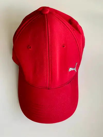 Puma Baseball Cap – Cadmium Red – Metal Logo, View more
