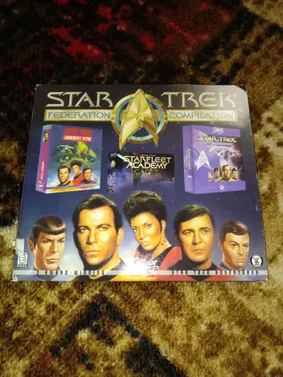 PC Star Trek Federation Compilation designed for Windows 95, View more