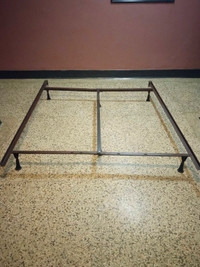 ADJUSTABLE TWIN DOUBLE QUEEN METAL BED FRAME WITH FITS
