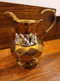 Vintage Gold Wade Creamer