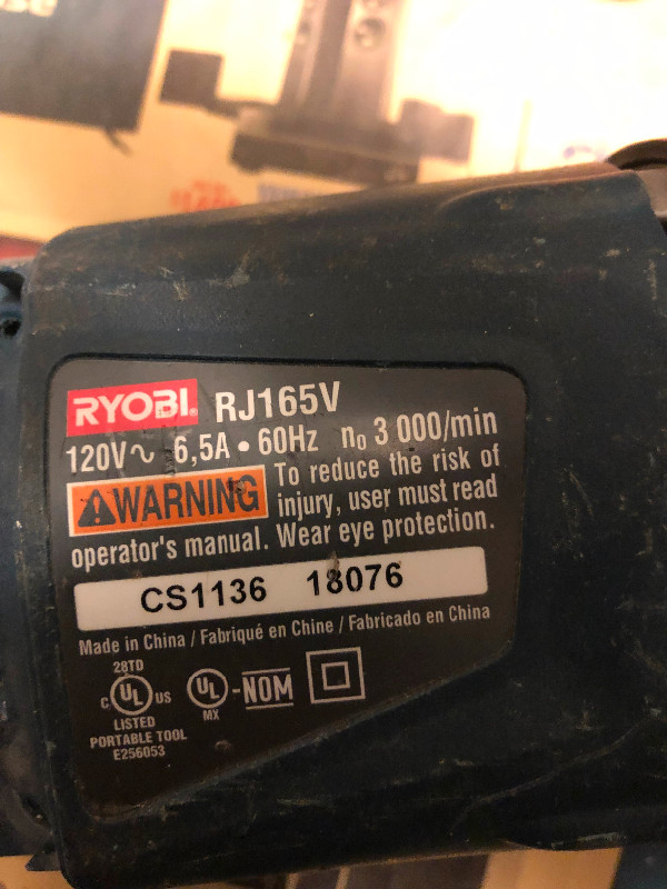 I Want free - Ryobi RJ165V Reciprocating Saw in Power Tools in City of Toronto