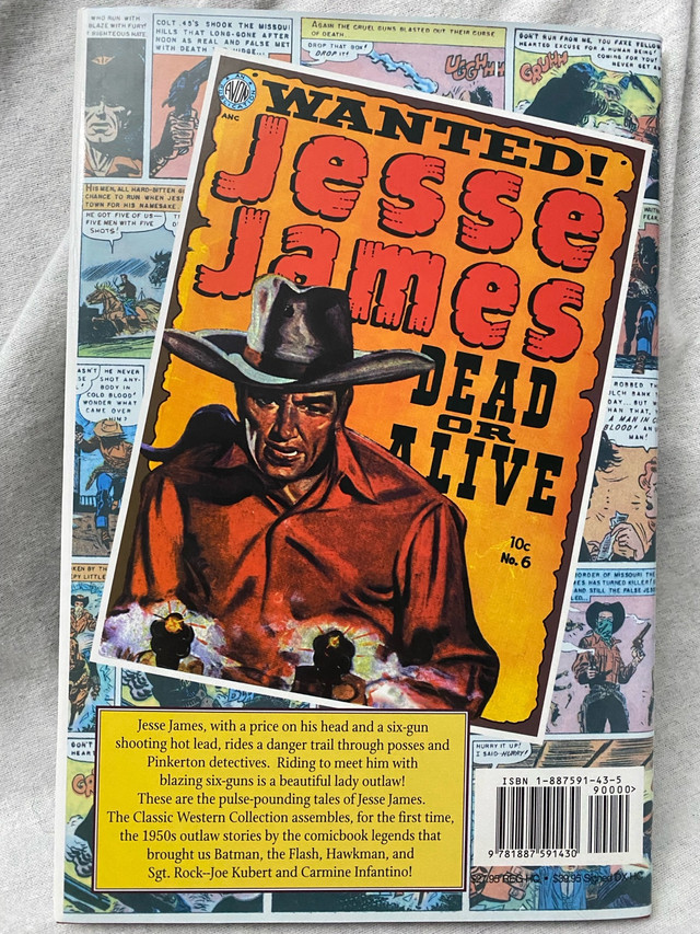 *Signed*Jesse James:The Classic Western Collection HC Joe Kubert in Comics & Graphic Novels in St. Catharines - Image 2