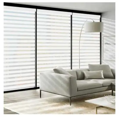 Cordless zebra blinds / roller shades (38"W x 72"H), View more