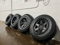 5X127 DIRTY LIFE COMPOUND 17x7 NEXEN ROADIAN ATX 245/70/17 RIMS