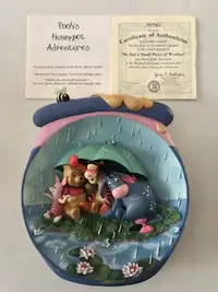 Collectible Plate Pooh's Honeypot Adventures - Bradford Exchange