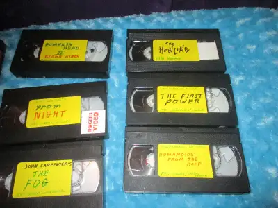 HORROR/SCIFI TAPES, View more