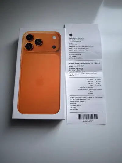 iPhone 17 Pro Max(Cosmic Orange, DERNIER EN STOCK/LAST IN STOCK), View more
