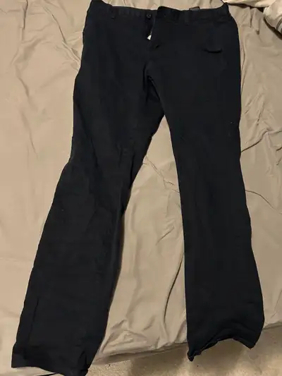 H&M navy chinos sz 38 slim, View more