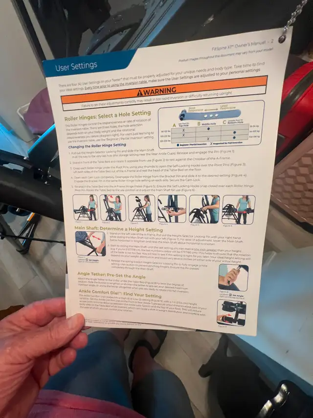 TEETER FitSpine X1 Inversion Table62864365764866121