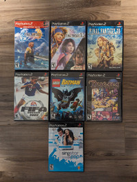 Plusieurs jeux de Playstation 2 (PS2)