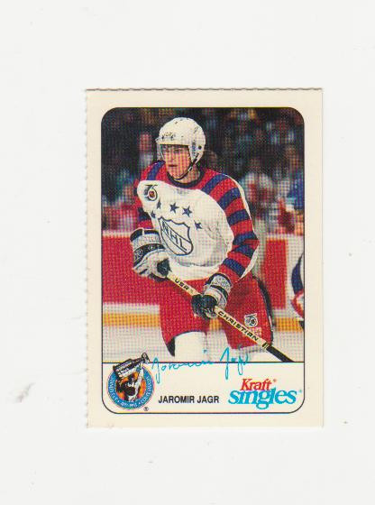 Carte Hockey 1992-93 Kraft Singles Slices Jaromir Jagr (A648) dans Art et objets de collection  à Laval/Rive Nord