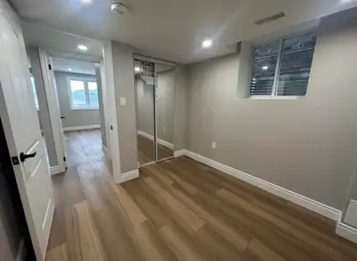 Private room available for girl in walkout basement in West Brant.Including utilities.