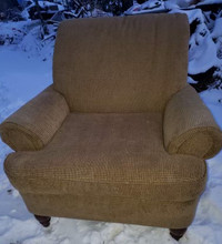 Beautiful Comfy Suede Chair