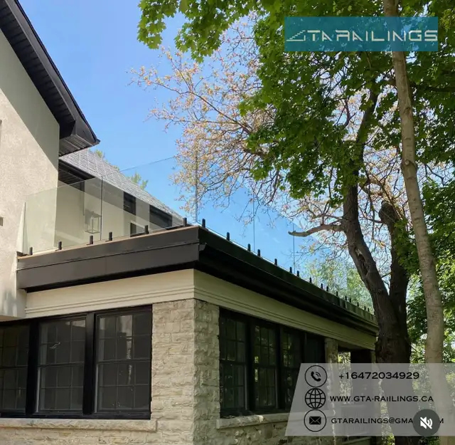 Interior & exterior railing. Glass aluminum stainless steel 62863722255746124
