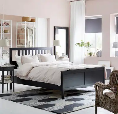 Ikea HEMNES Queen Bed Frame, View more