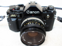 Canon A-1 Single-Lens Reflex (SLR) 35 mm Film Camera