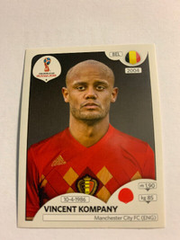 2018 PANINI FIFA WORLD CUP RUSSIA STICKER V.KOMPANY #518 BELGIUM