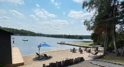 Cottage Cabin Rental Lake of the Woods ROAD ACCESS-private beach, View more