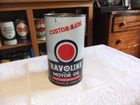 oil can imperial quart Mc Coll Frontenac custom made havoline