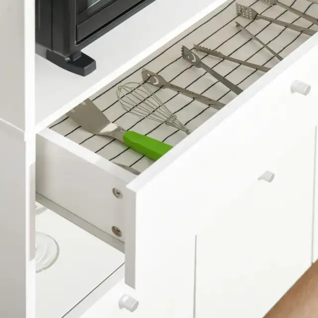Compact Kitchen Pantry Cabinet Server Hutch Storage Buffet with  in Hutches & Display Cabinets in Markham / York Region - Image 10