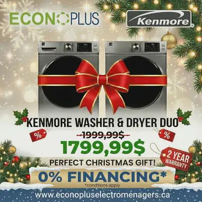Econoplus Dartmouth Christmas Sale New Kenmore Washer And Dryer, View more