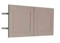 2 sets of Wall Cabinet Door 30in W x 14in H x 0.75in D brand new