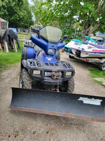 2004 Polaris 400 Sportsman ATV with Plow. Runs great... just don't have time to play anymore.. New b...