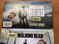THE WALKING DEAD SEASON 4 Parts 1 & 2 trading card boxes !