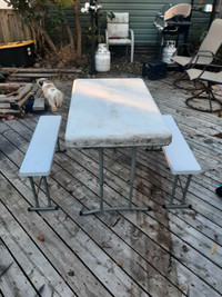 Camping table $50