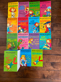 Kid reading book-Judy Moody 14 Books Box Set By Megan McDonald