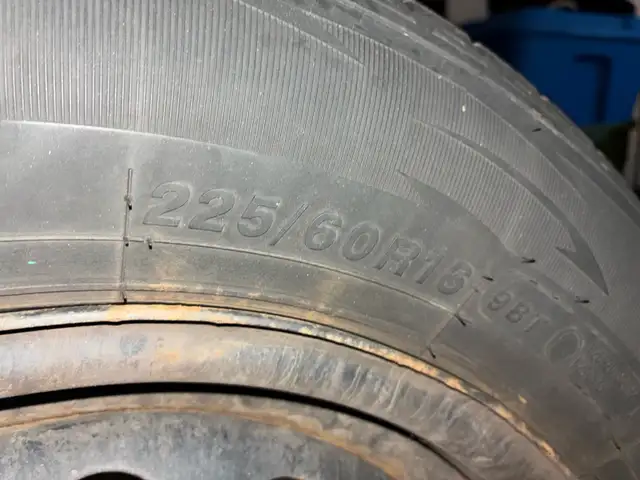 225 60 16 Winter Tires in Tires & Rims in Kitchener / Waterloo - Image 3