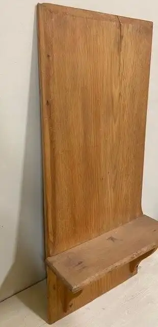 VINTAGE BENCHMADE PINE CLOCK SHELF, View more