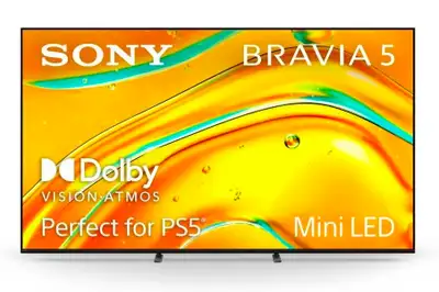 Sony BRAVIA 5 75 Inch TV, Mini LED, 4K Smart Google TV, XR Proce, View more