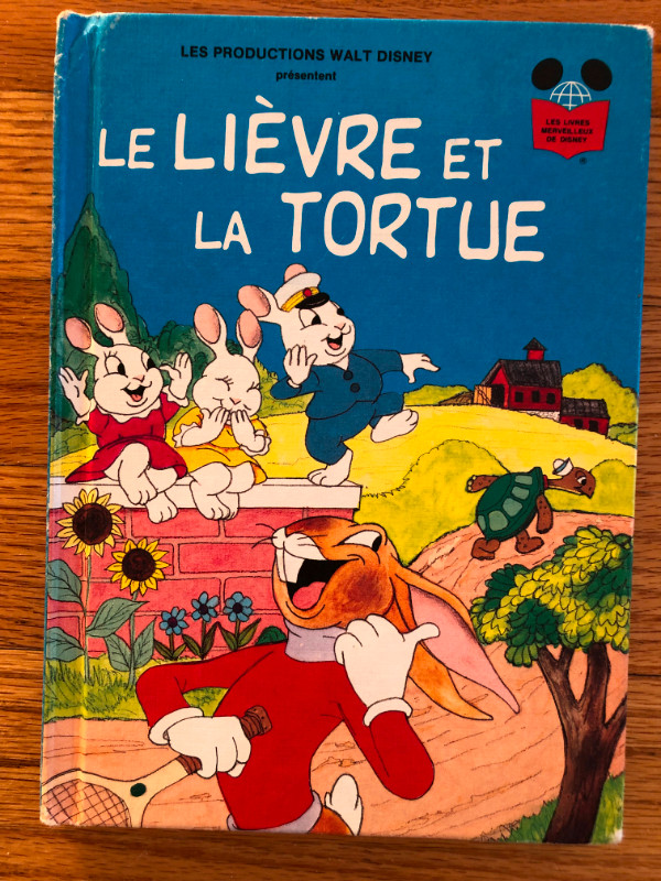 LIVRE LE LIÈVRE ET LA TORTUE Les livres merveilleux de Disney dans Livres jeunesse et ados  à Longueuil/Rive Sud