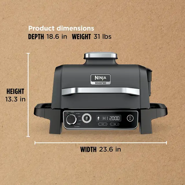Ninja woodfire outdoor grill