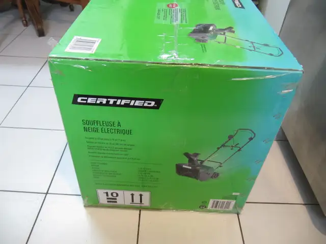 Certified Brand TC3163 Electric Snowblower NIB Limited Stock!!!! in Snowblowers in Mississauga / Peel Region - Image 6