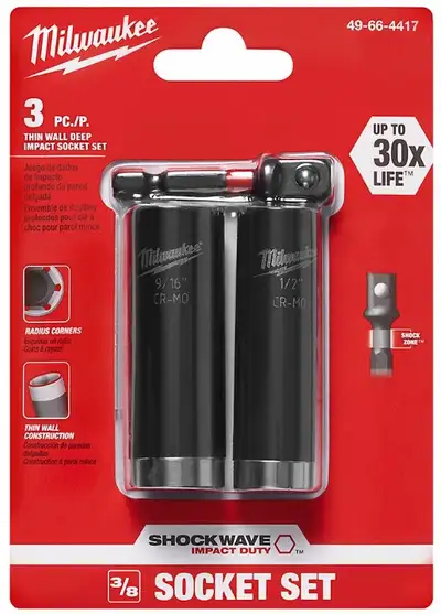 Milwaukee Impact Socket Set - New, View more