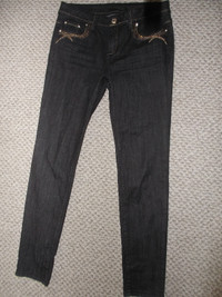 jeans pour dame dorure sur poches arr. + av. 9 ans