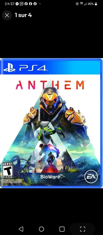 Anthem Ps4 NEUF SELLÉ, View more