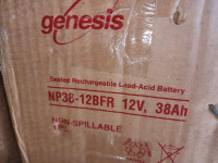 Moving sale - 5 brand new 12 V 38 Ah. Genesis batteries for sale