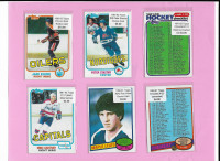 Vintage Topps Hockey Cards 1968 to 1989 (Orr, Lafleur, Hull etc)