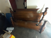 Queen bed frame wood