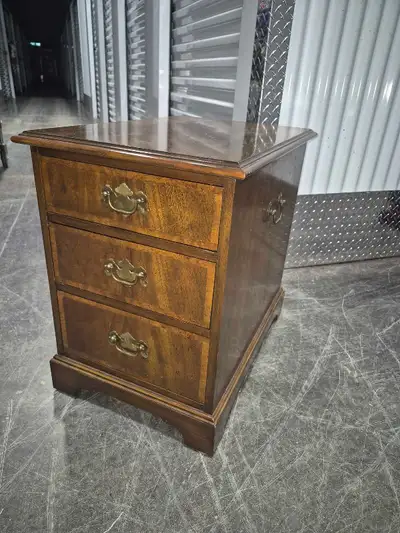 Baker Walnut End Table, View more