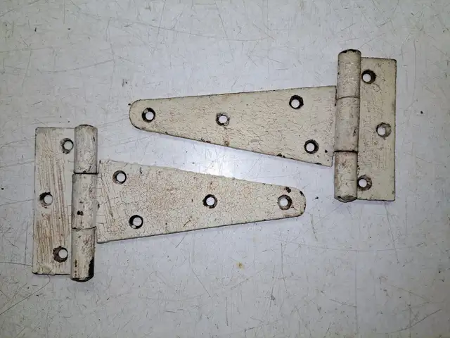 Vintage Barn Door Hinges in Windows, Doors & Trim in City of Montréal - Image 2