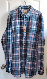 Brand New Men’s Flannel Plaid Shirt