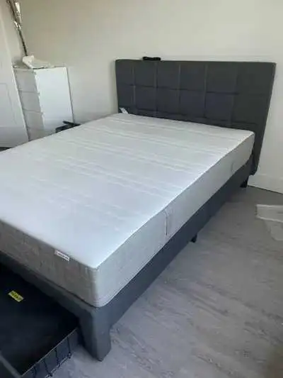 Never Used !!! Perfect Condition |  Double  Bed Frame & Mattress, View more
