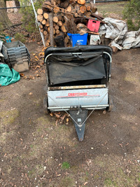 Leaf Collector to be attached to sit down tractor